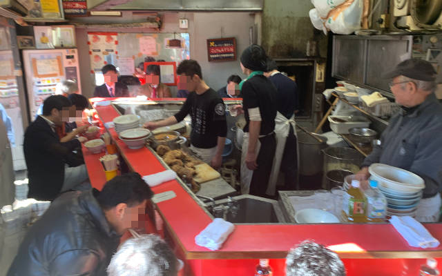 Inside tiny Ramen Jiro HQ